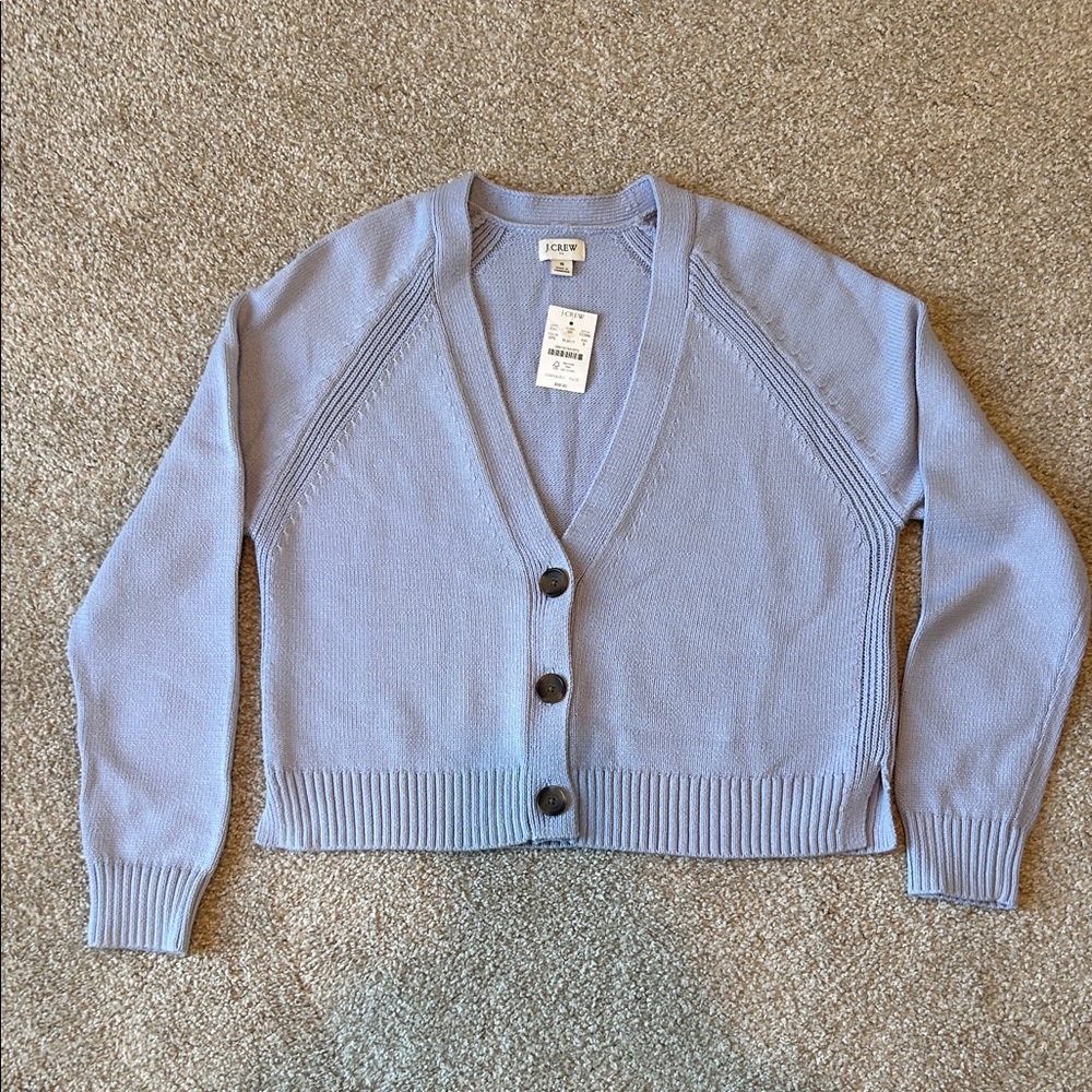 J Crew Wisteria V-Neck Cardigan